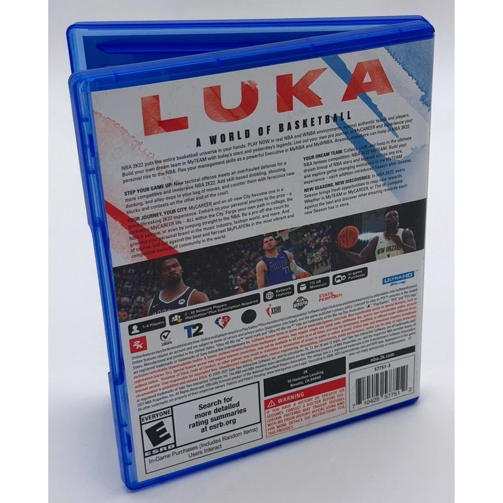 NBA‎ 2K22 Sony PlayStation 5 PS5 2021